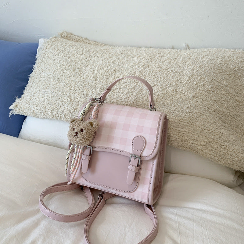 Cross-border backpack women's fashion versatile niche design casual Korean version student class schoolbag lightweight travel backpack