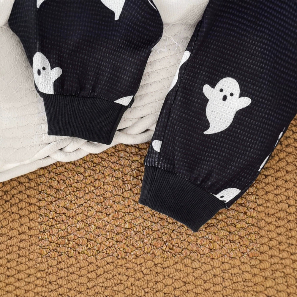cross-border fashion: new halloween long-sleeve outfit set for girls (us/eu)
