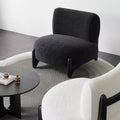 Solid wood sofa chair normcore cashmere single lazy lounge chair japanese style small apartment casual sofa seat small apartment