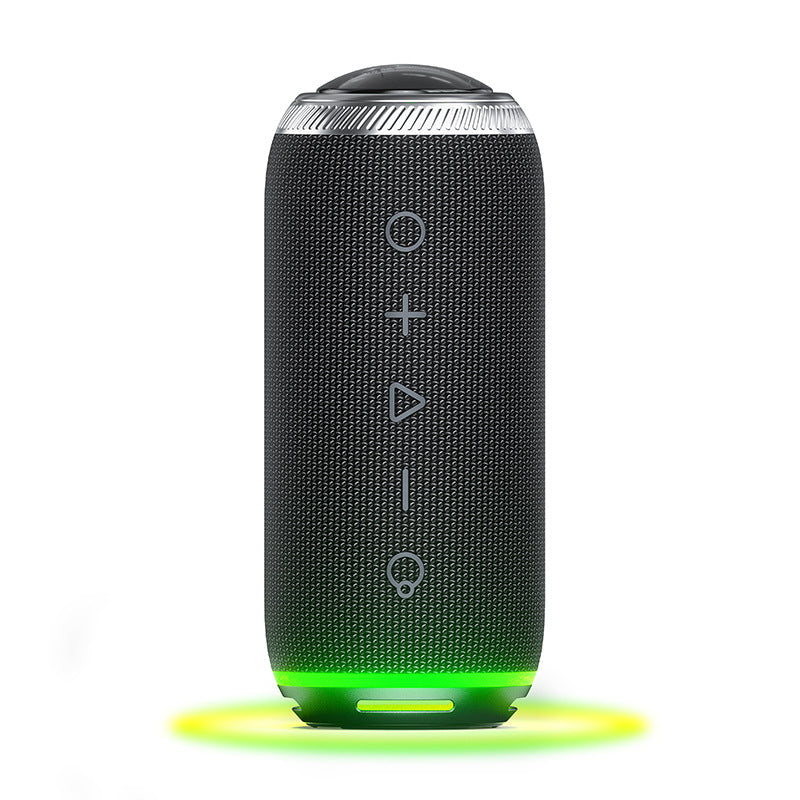2026 new outdoor portable bluetooth speaker - wireless waterproof sound system with colorful ambient lighting and powerful bass