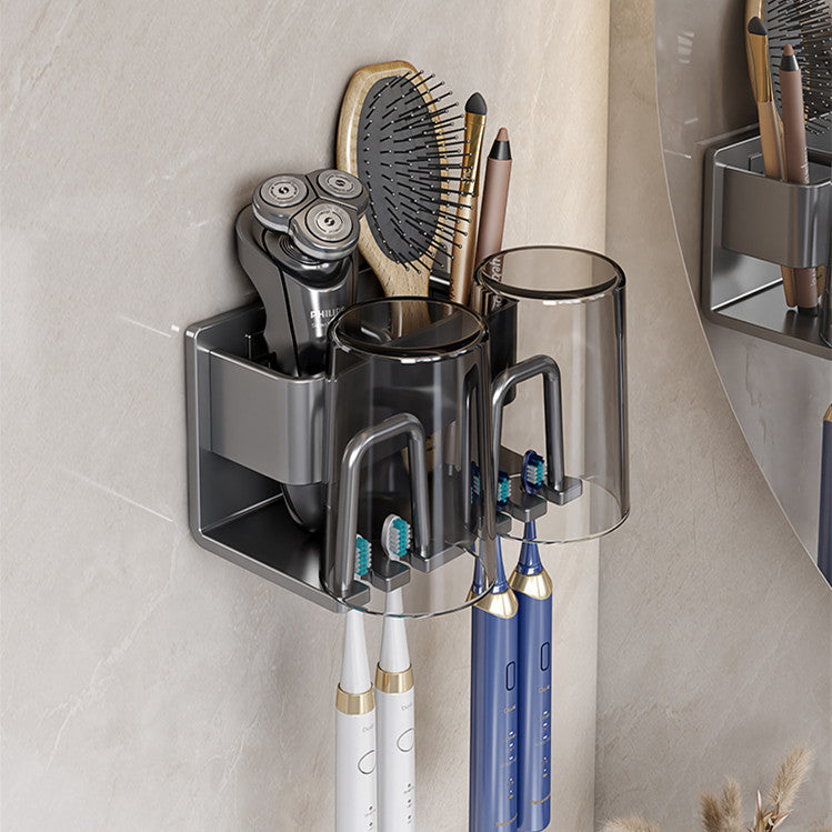Removable toothbrush rack No punching mouthwash cup holder Wall hanging storage rack Electric toothbrush Toothpaste holder Wholesale