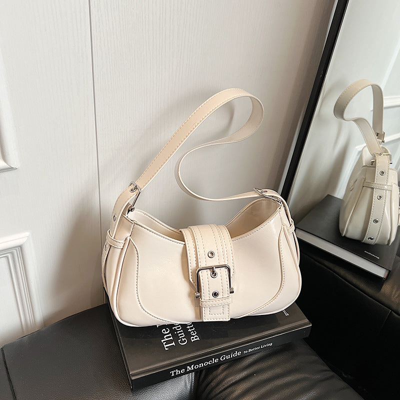 Cross-border high-end niche bag women's 2025 new spring and summer sweet and cool Spice Girl messenger bag women's shoulder armpit bag