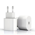 European standard pd 20w charger head compatible with apple iphone charger set, 30w fast charging adapter for iphone