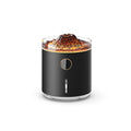 Digital display colorful flame aroma diffuser - home & hotel usb diffuser - volcanic lava humidifier - silent retro style