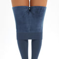 Fall and winter300gpearl velvet heattechoutwearall-in-one pants fleece-linedthickened pantyhose bottom pants