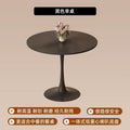 For home table and chair suit tulip dining table milk tea shop table and chair casual round table negotiation table seat table chair