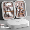 High-end stainless steel manicure & pedicure tool set - professional nail care kit with eagle beak nippers & nail clippers - wholesale