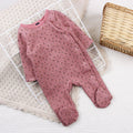 Newborn baby romper long sleeve jumpsuit autumn winter thickened sleepsuit clothes foreign trade children's wear bodysuit