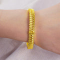 dubai women's bracelet middle eastern gold bracelet ethiopian saudi arabian wedding bridal jewelry