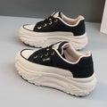 Thick solewhite shoes women's spring autum2025super popular easiest for match sports casual women's shoes petites heightened sneakers women