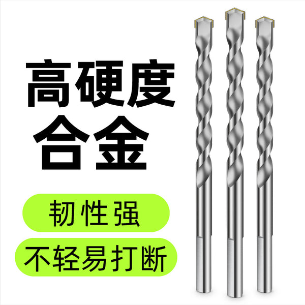 Hand Drill Bits Triangular Shank Impact Bits, Concrete Bits, Alloy Tungsten Steel Tile Bits Cement Bits
