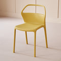 For homemodern casual plastic chair casual scandinavian backrest dining chair makeup stackable casual waiting outdoor chair