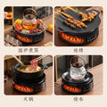 Full screen imitation charcoal electric ceramic stove tea making set glass teapot health tea stove indoor tea making equipment