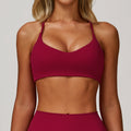 brushed yoga bra women's tight back fitness yoga clothes running exercise sports intimatessummer5061