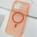 Suitable for iphone 17pm hard shell pc carbon fiber texture magnetic mobile phone case apple 17 magnetic transparent mobile phone case