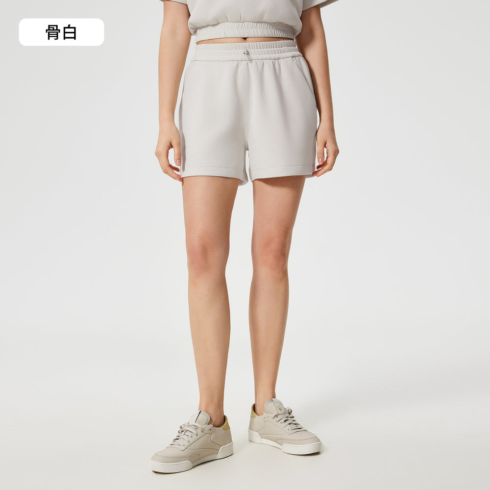 New summer high-waisted loose fit running shorts women's air layer casual versatile fitness yoga pants d25023