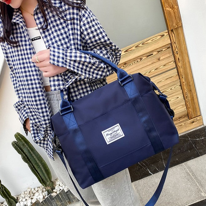 Wholesale travel bag dry and wet separation yoga fitness bag Oxford cloth business trip duffel bag large capacity lightweight storage bag