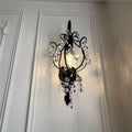 French crystal wall sconce - modern hallway, aisle, and bedroom lighting fixture - creative european & american style