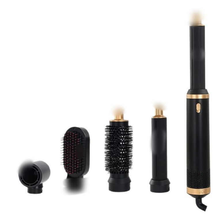 hot-selling hot air comb five-in-one curling iron, straight hair dual-use hair styling comb, electric high-speed hair dryer