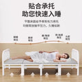 Foldable bed single bed portablefor home reinforced thickened iron frame dormitory double bed rental house simple small bed hard board