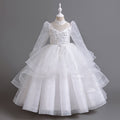 kids catwalk performance dress new arrival children's clothing girl spring and summer dress evening dress princess skirt tutu skirt