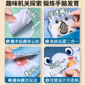 Tear-resistant quiet book for babies - early learning cloth book with velcro, chewable, 3d puzzle, and educational toy