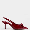 Fashionnew arrival back hollow flats women's stiletto pumps pointed toe one-word buckle sandals spring & fall socialite bows