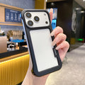 Macaron hollow borderless phone case for iphone 16, soft shell apple 17, heat dissipation anti-drop protective cover 13