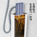 One drag and clean hands-free flat mop, wet and dry, lazy rotate washing machine, neutral absorbent stainless steel pole