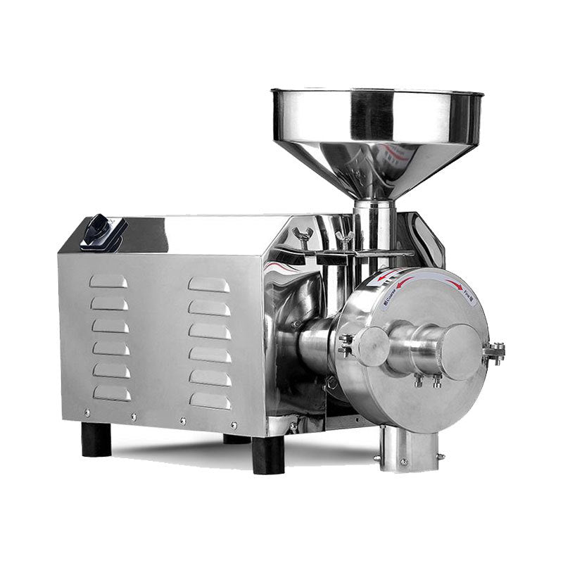 Automatic stainless steel grain grinder - herb milling machine for traditional chinese medicine - nutritious grain powder maker - ultra-fine grinding machine
