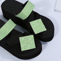 Independent station plus size 2024new arrivalthick sole slippers women's casualflats flip-flops women's sandals cross-border women's shoes in stock trendy