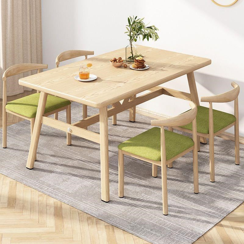 Dining table small apartment for home modern casual dining table and chairs commercial fast food restaurant table and chair combination dining table rectangular table