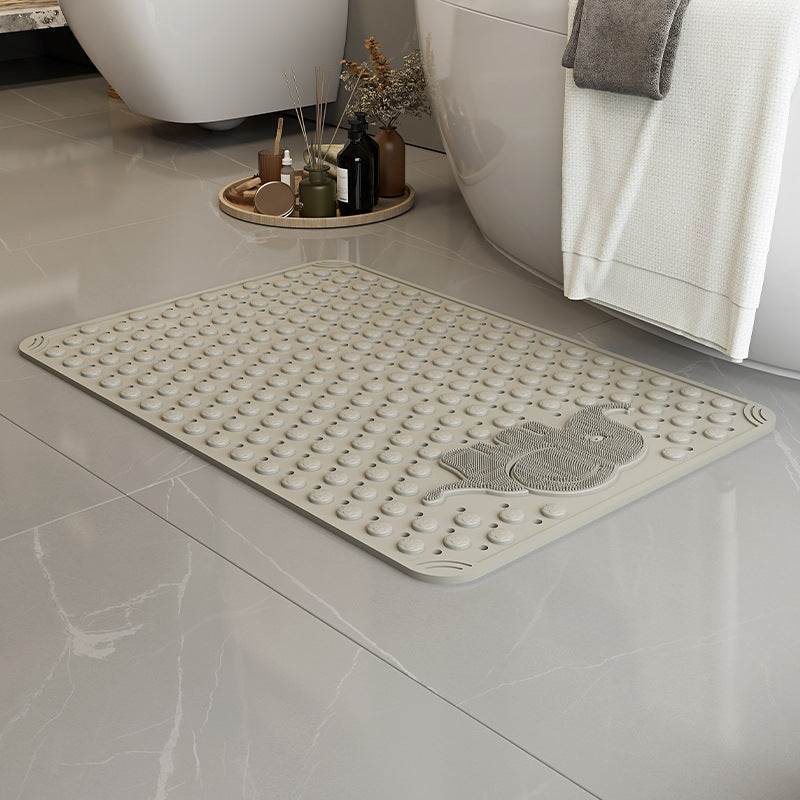 Bathroom non-slip mat, shower house children's anti-drop foot mat, bathroom bath mat, environmentally friendly PVC massage floor mat