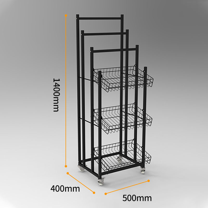 Shelf Mingchuang Umbrella Display Rack Folding Sun Umbrella General merchandise Mobile Wrought Iron Storage Display Rack