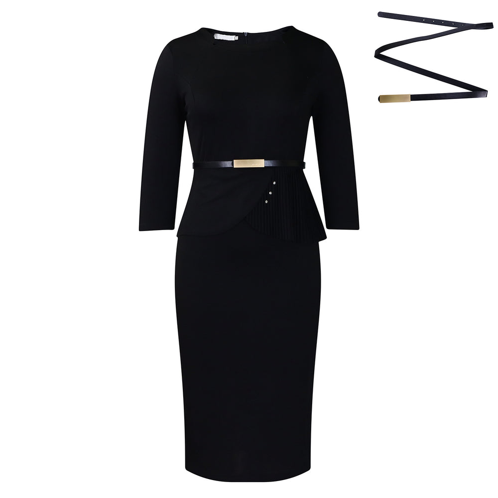 D3312  foreign trade women's new fashion ol slim-fit elegant bodycon african dress