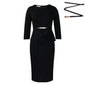 D3312  foreign trade women's new fashion ol slim-fit elegant bodycon african dress