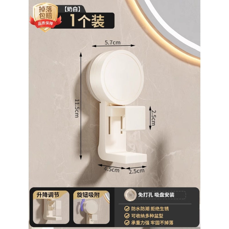 Suction cup washbasin hook storage rack bathroom storage rack toilet bathroom basin punch-free for home hanging basin rack