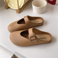 2025new arrival baotou slippers for women summer popular ins lazy western style sweet fairy style one-line sandals for women