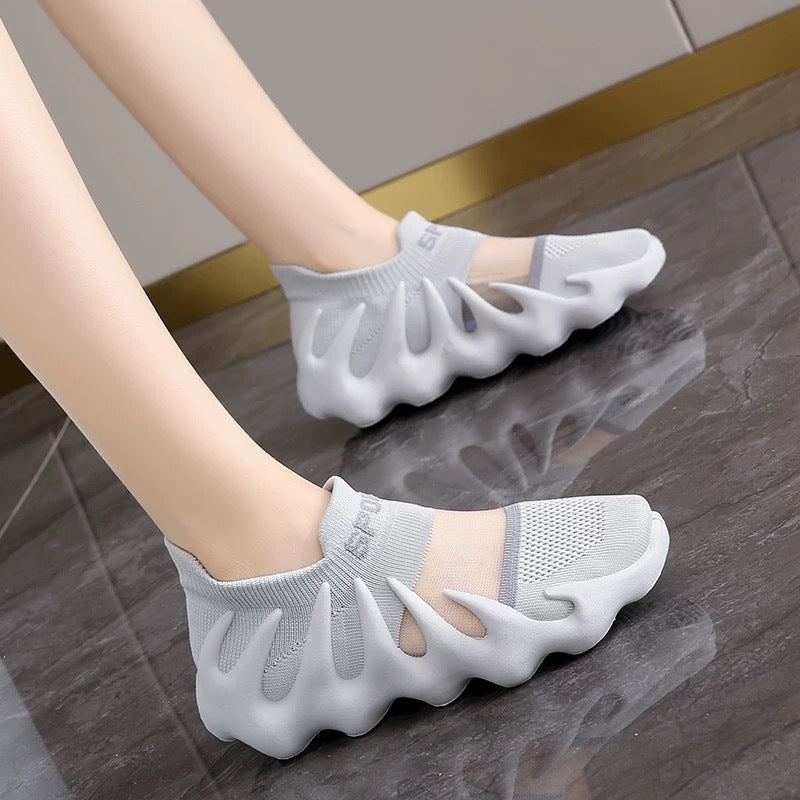Octopus shoes women's 2025 spring/summer new collection - versatile mesh breathable lightweight shock-absorbing casual athletic running yeezy shoes