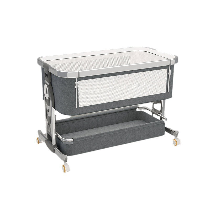 Baby crib - portable, foldable, multi-functional bassinet - newborn & toddler convertible bed