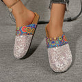 Exportplus sizemary jane mesh breathable toe mesh breathable flats fishnet shoes toe half drag cross-border wholesale