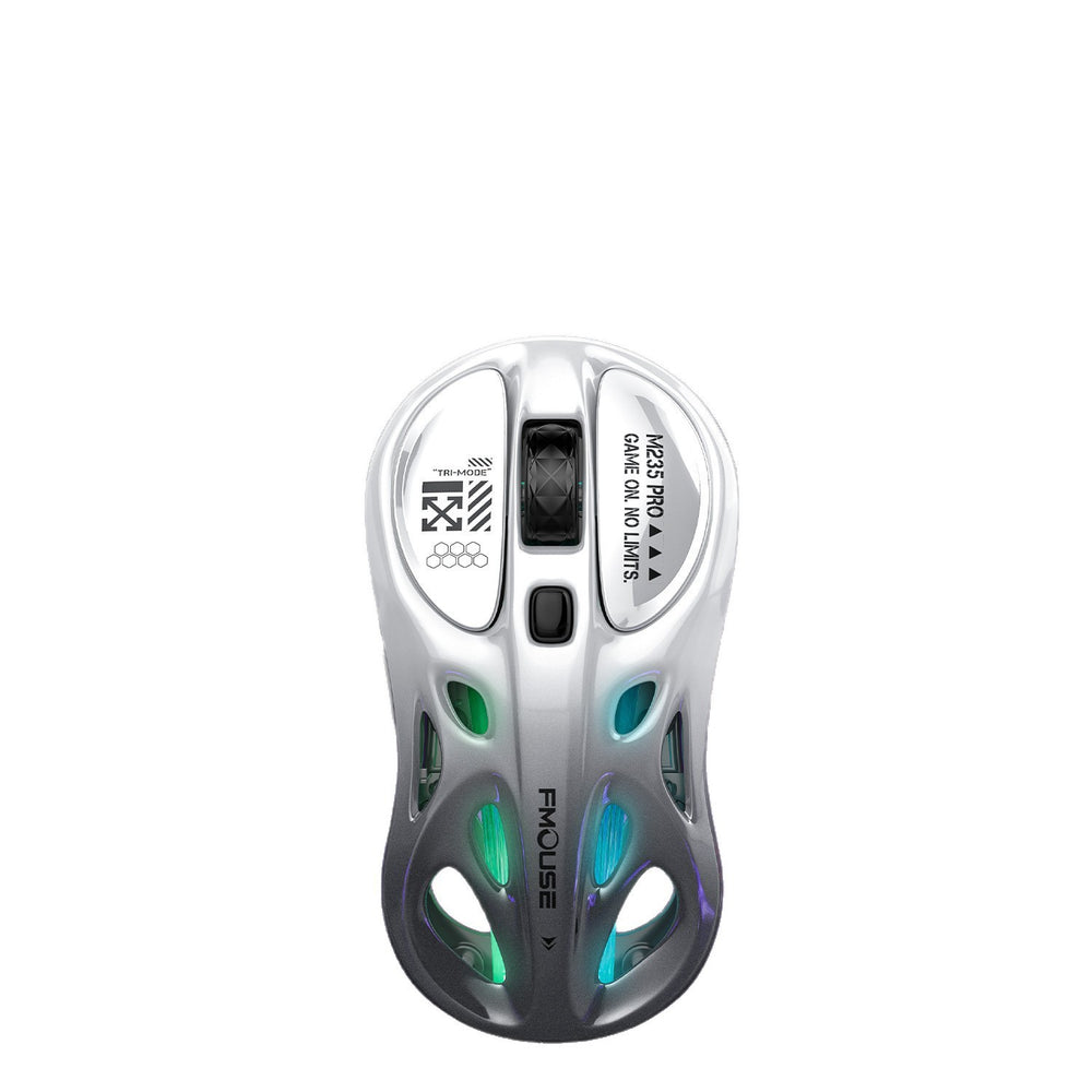 Tiger cat m235pro wireless bluetooth tri-mode mouse - hollowed-out design, lightweight, for office, esports, gaming, business use