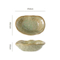 Japanese kiln-turned ceramic oyster-shaped dish, sushi soy sauce, mustard dish, appetizer dish, hot pot restaurant dipping dish, seasoning dish