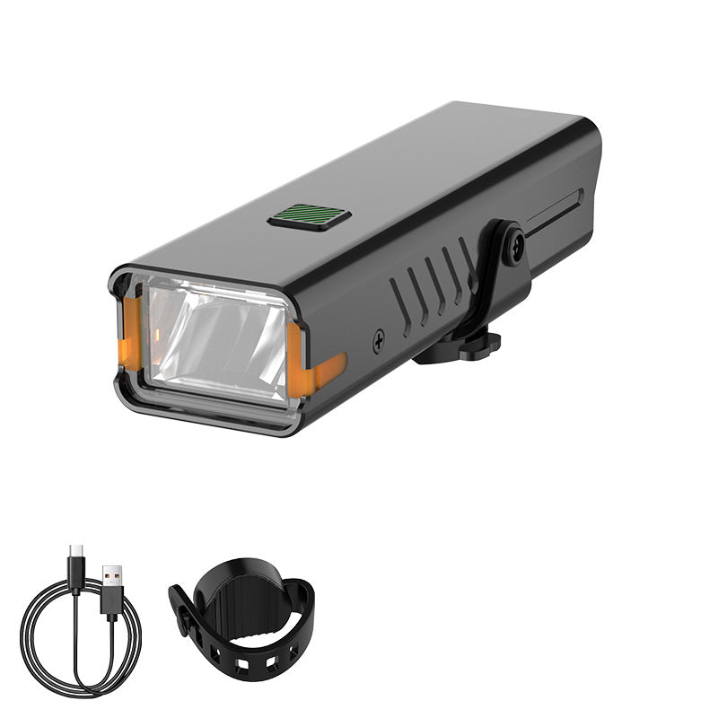 Bright light-sensitive bicycle light Aluminum alloy night lighting Side warning cutoff line Car light Children's night riding headlights