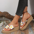 Export cross-border plus size women's slippers fashion african women's sandals slippers woman lady sandal