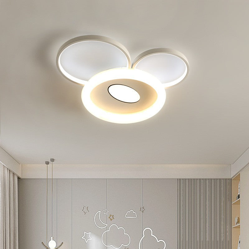 Full Spectrum Cartoon Cute Mickey Children's Ceiling Light Modern Simple Boys and Girls Room Bedroom Smart Lighting