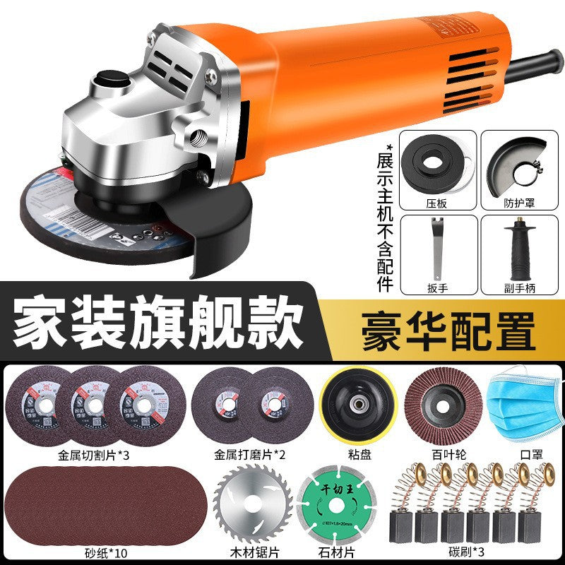 Chuangjiao angle grinder polisher cross-border communication brushless polisher power tool cutting machine hand grinding wheel can be used at home