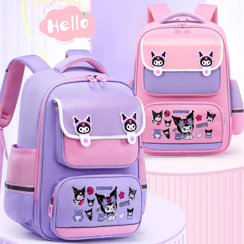 New Elementary School Girls Children's School Bag Cute Girls Backpack Large Capacity Burden Reduction Junior High School Students Japanese School Bag