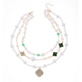 Wholesale faux pearl sweater necklace - cross-border vintage french style jewelry - light luxury, high-end, elegant diamond-studded pendant necklace for women