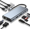 Typec docking station usb interface eleven-in-one usb3.0 hub docking station digital accessories computer accessories